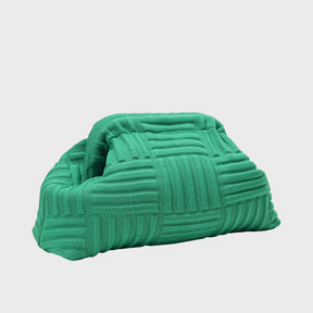 Bold Print Makeup Pouch - Green