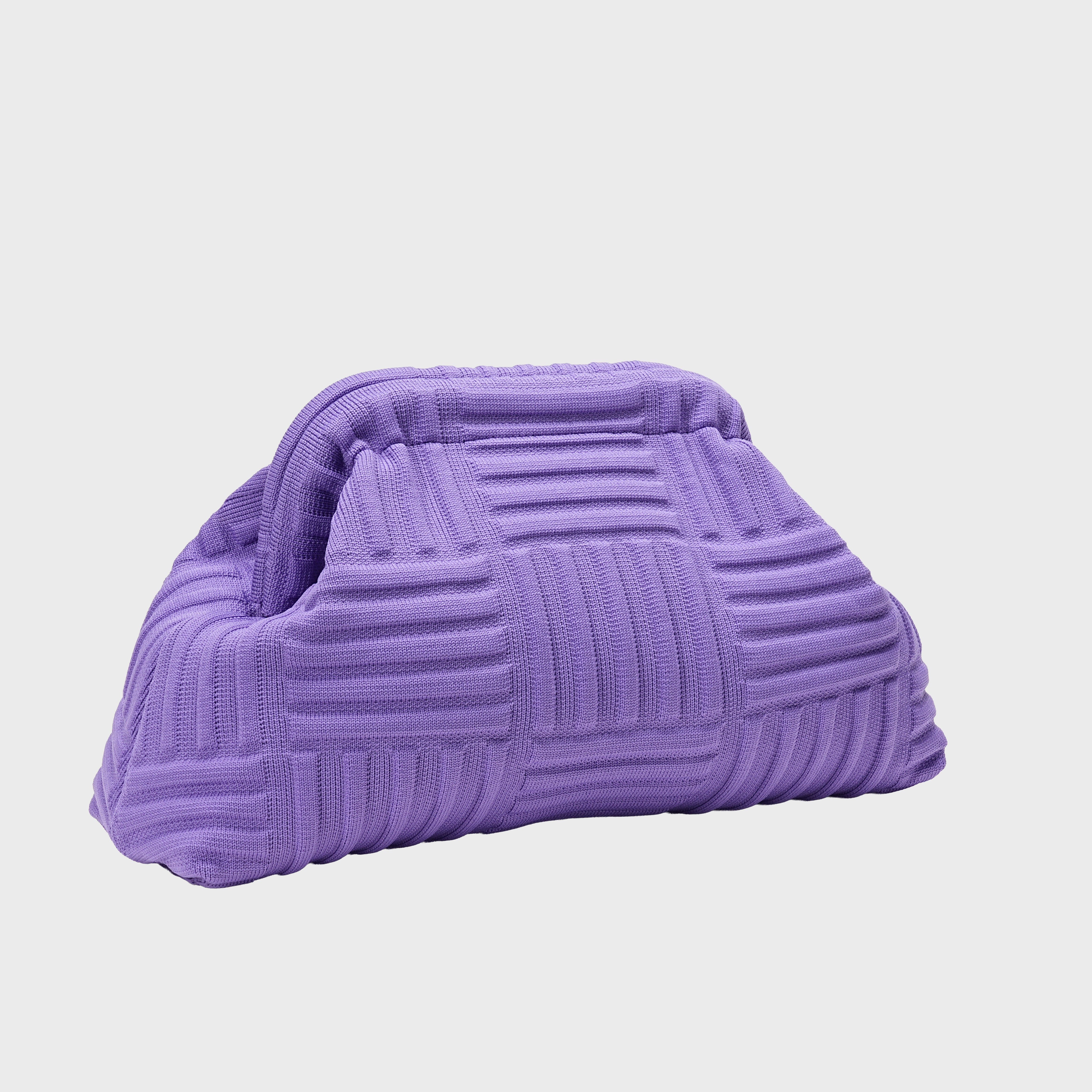 Bold Print Makeup Pouch - Purple