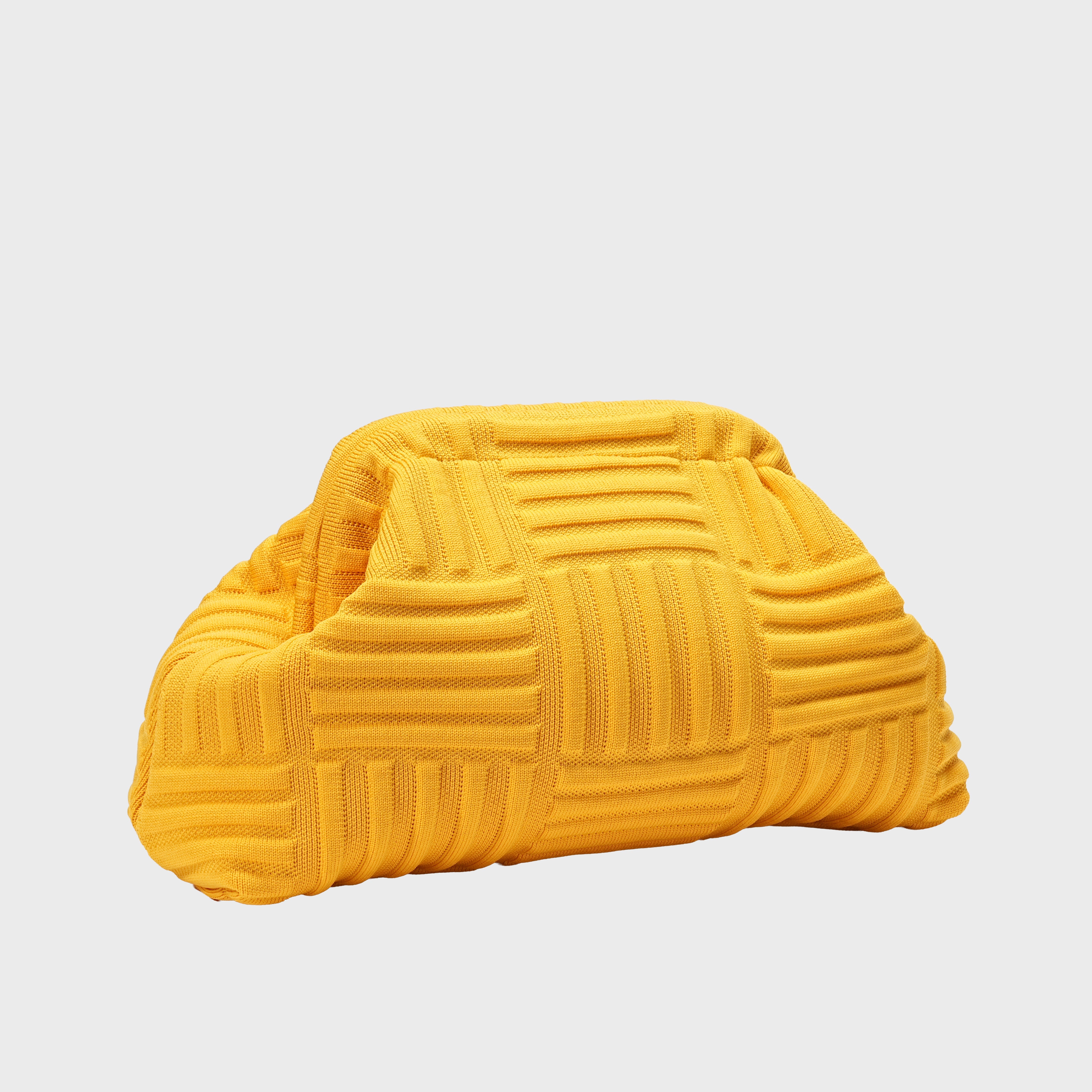 Bold Print Makeup Pouch - Yellow