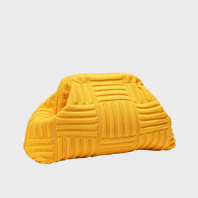 Bold Print Makeup Pouch - Yellow