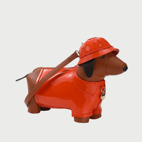 The Dressed Dachshund Bag - Orange