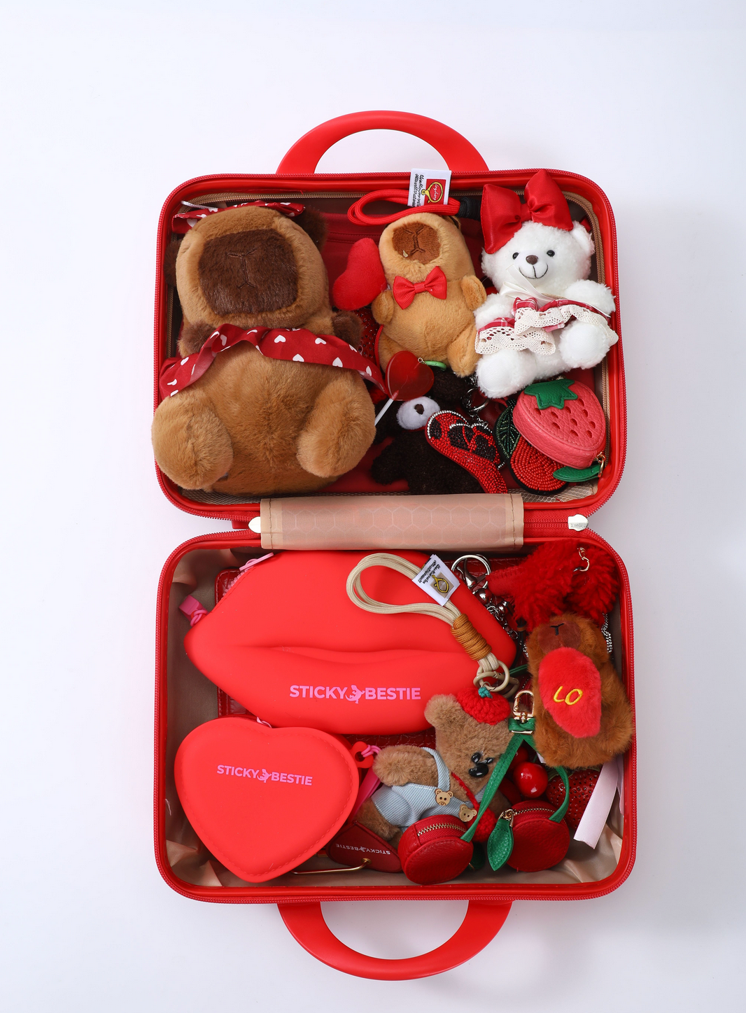 Travel Beauty Case - Red Interior