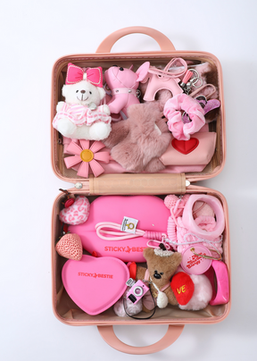Travel Beauty Case - Pink Detail