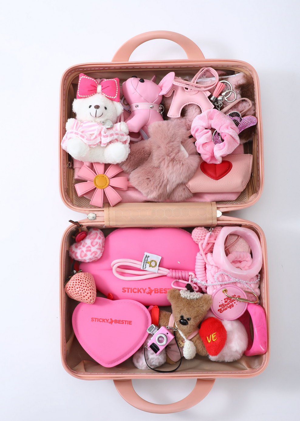 Travel Beauty Case - Pink Detail