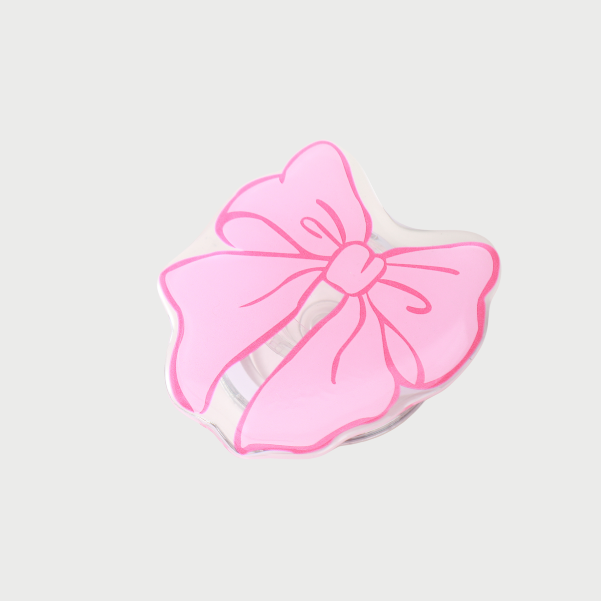 Magnetic Bow Phone Grip | Pink